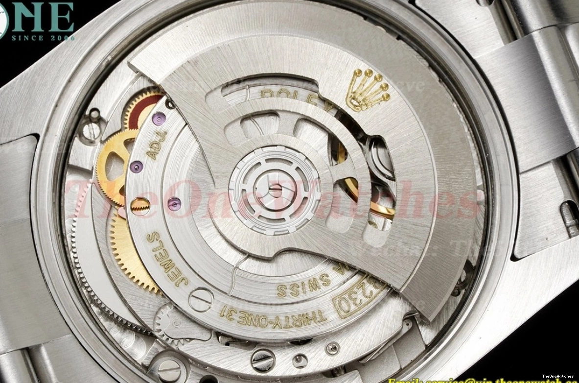 SS 36mm EWF Perpetual 126000 A3230 SS Black Oyster 0306